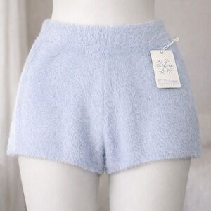PJ Salvage Blue Mist Fuzzy Shorts